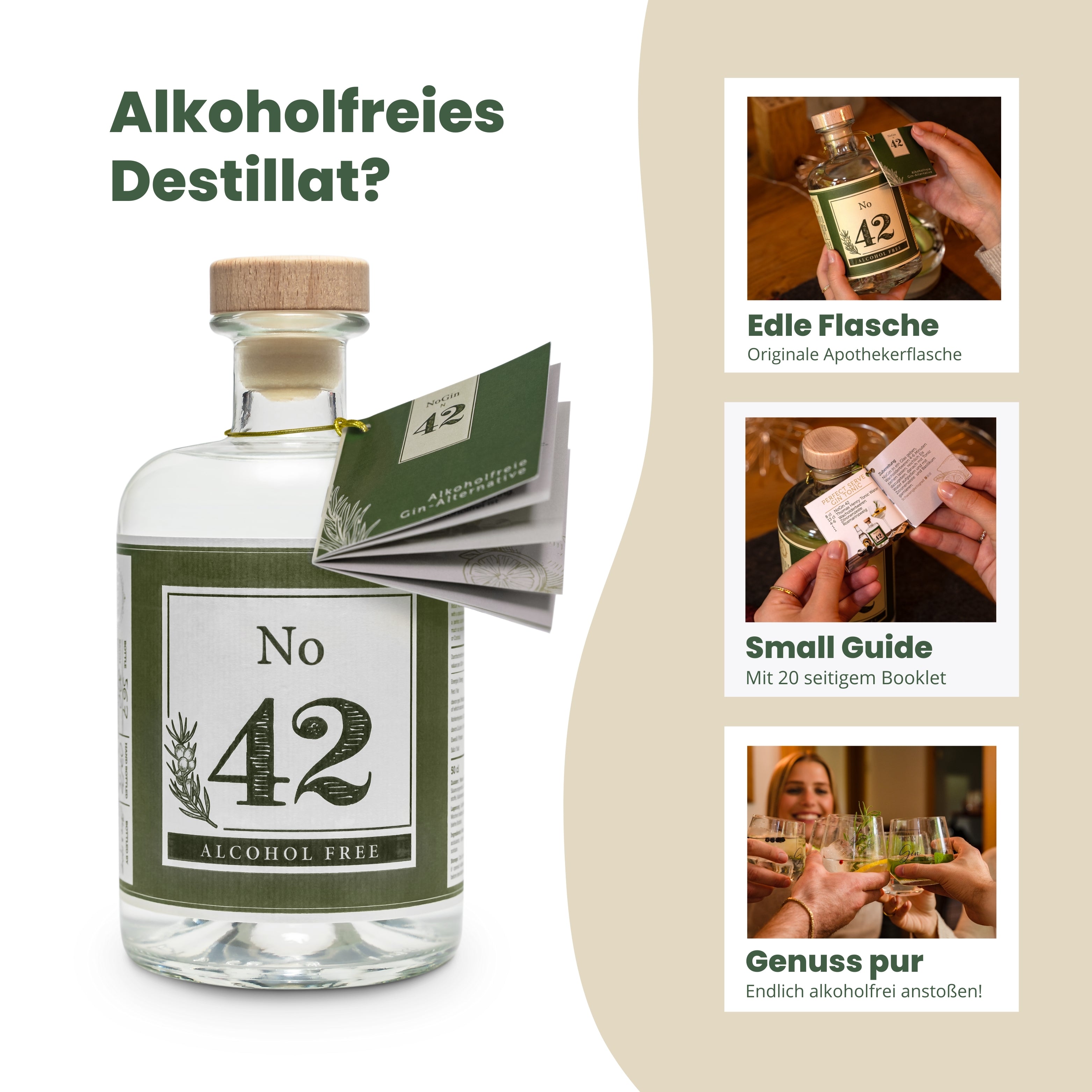 N° 42 – Distillat botanique sans alcool au genièvre 0,5 l