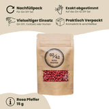 02/42 Rosa Pfeffer Nachfüllpack 15 g – Premium Botanical für das DIY Set