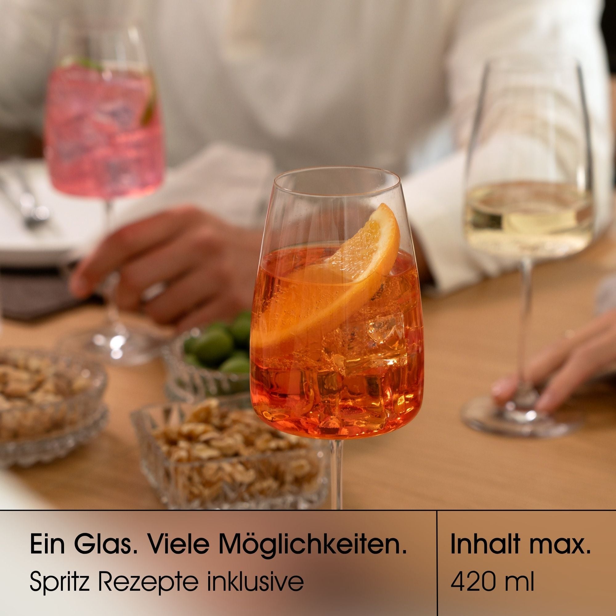 MOMENT WHITE – 6er Set Weißweingläser (420 ml) inkl. Poliertuch