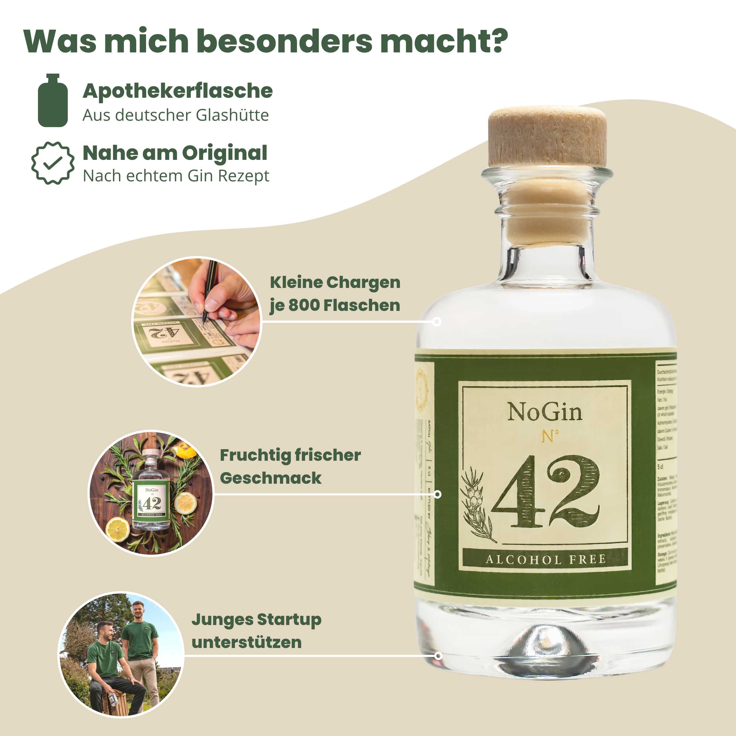 NoGin 42 Mini - Alkoholfreie Gin Alternative 0,05 l