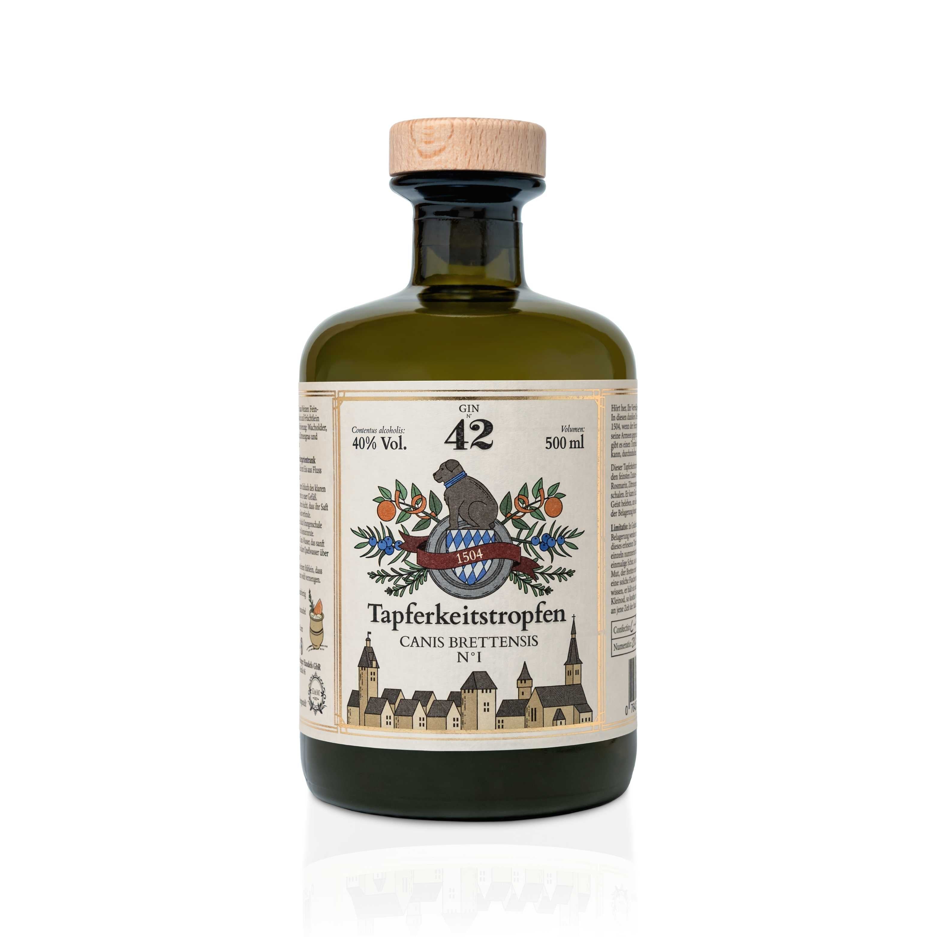 Gin 42 Tapferkeitstropfen - Peter-und-Paul Fest Edition 40 % Vol. 0,5 L
