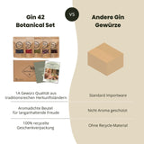 Gin Gewürze - 5 natürliche Gin Botanicals im Set