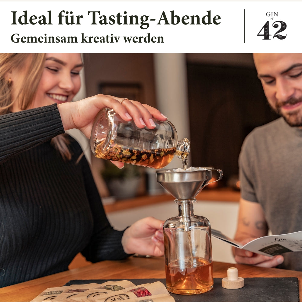 Gin Set zum Selbermachen mit Basisalkohol