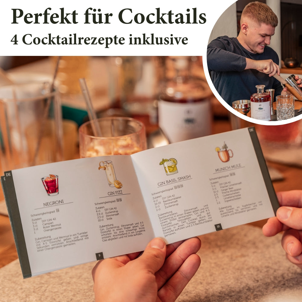 Gin Set zum Selbermachen mit Basisalkohol