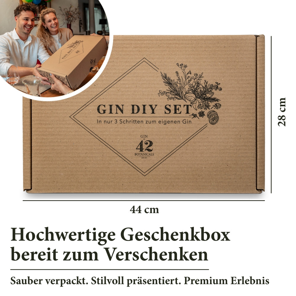 Gin Set zum Selbermachen mit Basisalkohol