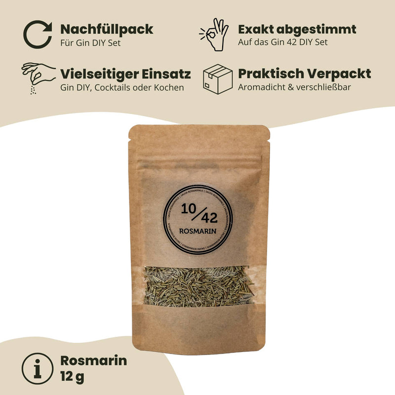 Recharge de romarin 10/42 12 g – Botanique haut de gamme pour le kit DIY