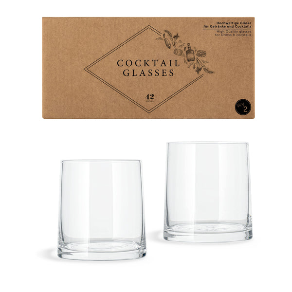 Whiskey Gläser - 2er Geschenkset (2 x 350 ml)