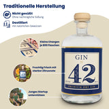 Gin 42 Magnum Premium Dry Gin 42% Vol.1,5 l